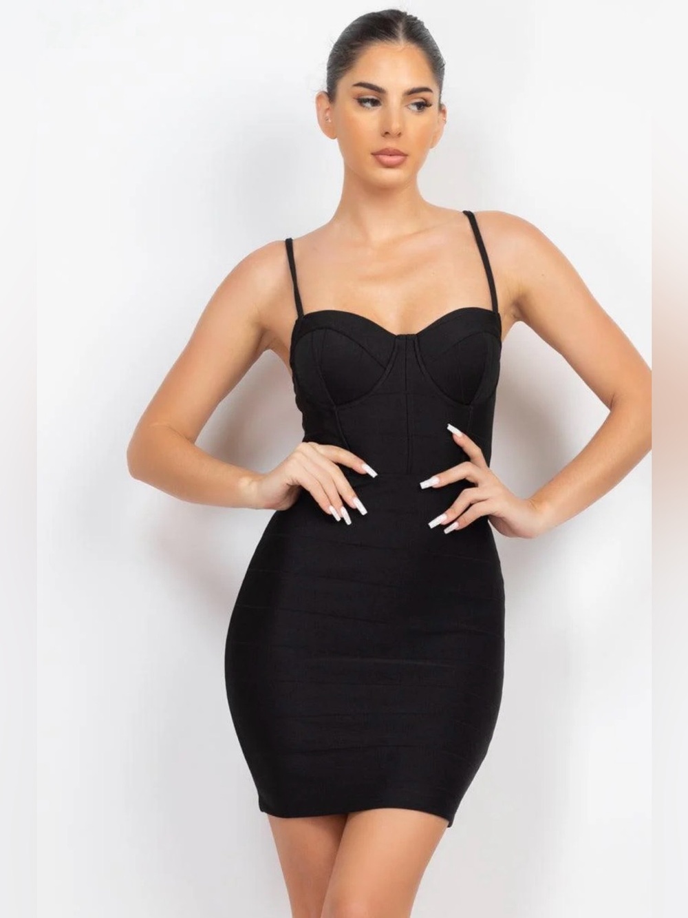 Black Bodycon Bustier Mini Dress - Women Intimates & Sleepwear
